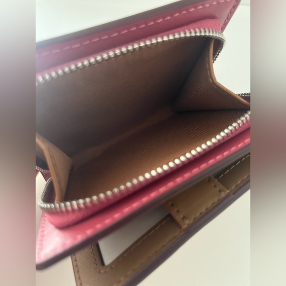 New Coach Snap Wallet With Flamingo Print - Picture 6 of 8